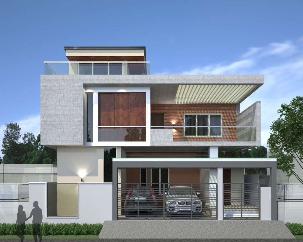 Villa Architecture  at Gurusamy Nagar, Coimbatore