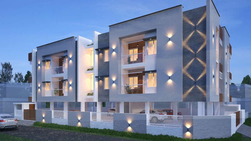 Apartments Architecture  at Sundarapuram, Coimbatore