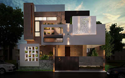 Villa Architecture  at Prakasam District, Kandukur